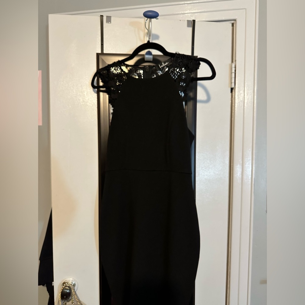 BLACK mini LULU dress